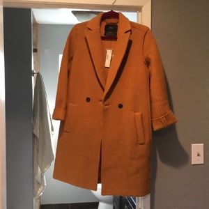 J Crew Daphne Boiled Wool Topcoat